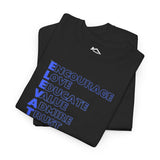 ELEVATE BLACK WOMEN Unisex Heavy Cotton Tee (BLUE)