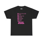 ELEVATE BLACK WOMEN Unisex Heavy Cotton Tee (PINK)