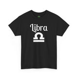 LIBRA Zodiac Sign Unisex Heavy Cotton Tee