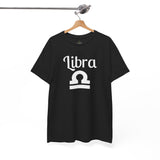 LIBRA Zodiac Sign Unisex Heavy Cotton Tee