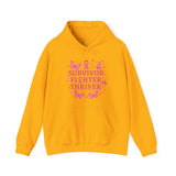 Survivor Fighter Thriver Hoodie, Inspirational Sweatshirt, Cancer Awareness Apparel, Unisex Gift, Supportive Clothing