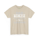 Dad - The Man, The Myth, The Legend Tee, Father's Day Gift Tee, Unisex Cotton T-Shirt, Gift for Dad, Casual Wear
