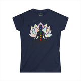 NAMASTE CHAKRA LOTUS MEDITATION Women's Yoga Spiritual Wellness T-Shirt