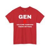 GEN X CULTURE CARRIERS TREND SETTERS - Unisex Cotton Tee,