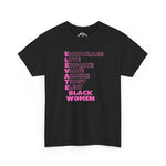 ELEVATE BLACK WOMEN Unisex Heavy Cotton Tee (PINK)