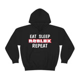 Eat Sleep ROBLOX Repeat Unisex Heavy Blend™ Hoodie