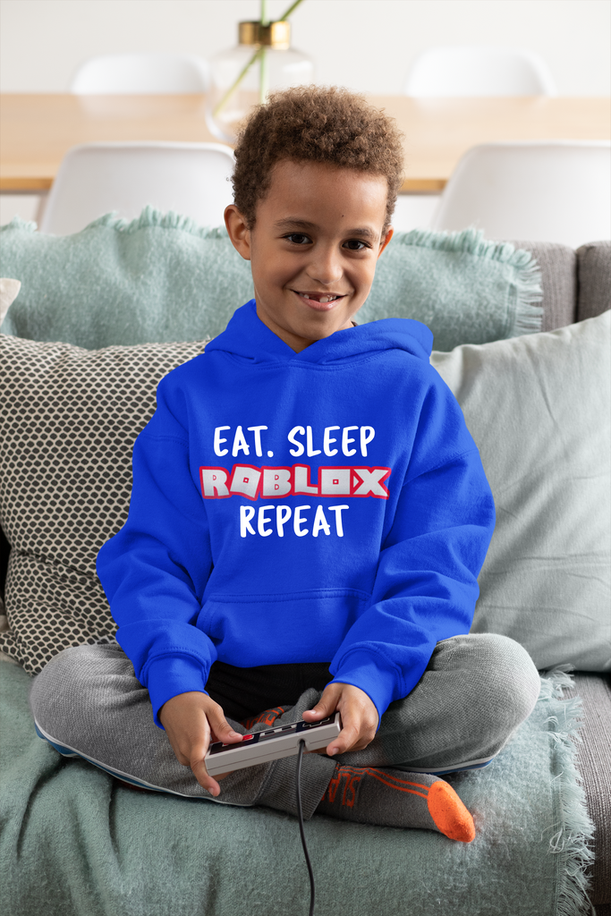 Eat Sleep Roblox Youth T-Shirt - Hoodiego
